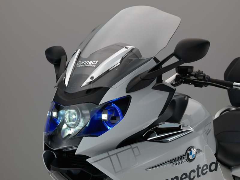 Illustration for article titled BMW Wants To Put Lasers On Motorcycles And Heads Up Displays In HelmetsÂ